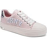 DKNY Womens York Everyday Lace Up Low Top Sneaker with Logo