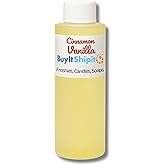 Buyitshipit - Cinnamon Vanilla Fragrance from Our Holiday Collection - Perfect for Adding Aroma to Freshies, Candles, Soaps, and Diffusers - 4 Ounces