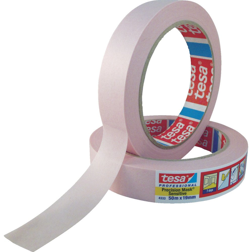 Tesa PRECISION SENSITIVE Präzisionskrepp® 04333-00020-02 Masking Tape 50 m x 38 mm Light Pink