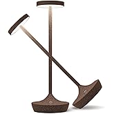 Willdoak Rechargeable Cordless Table Lamp, LED Portable Powered LED Battery Light 6000mAh USB Desk Lamp Outdoor Waterproof Ta