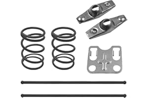 JOIQEXJ 1.3 Ratio Stamped Steel Rocker Arms Kit with Pushrod and 22 Lb Spring for Honda GX160 GX200 for Predator 212 non-hemi 196cc 208cc for Clones 196cc 208cc for coleman for lifan Go Kart Parts