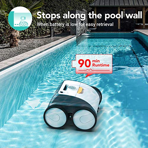 AIPER SMART Cordless Robotic Pool Cleaner, WallClimbing, TripleMotor