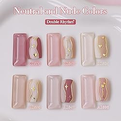 Double Rhythm 6 Pcs 15 ML Gel Polish Set Same Color