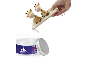 EIGTWEN 6.35oz Clear Museum Paste, Museum Glue Clear Removable, Excellent Adhesion, Reusable, Disassembles Without Marks, Suitable for Surfaces of Metal, Ceramics, Glass, Plastics, and Wood