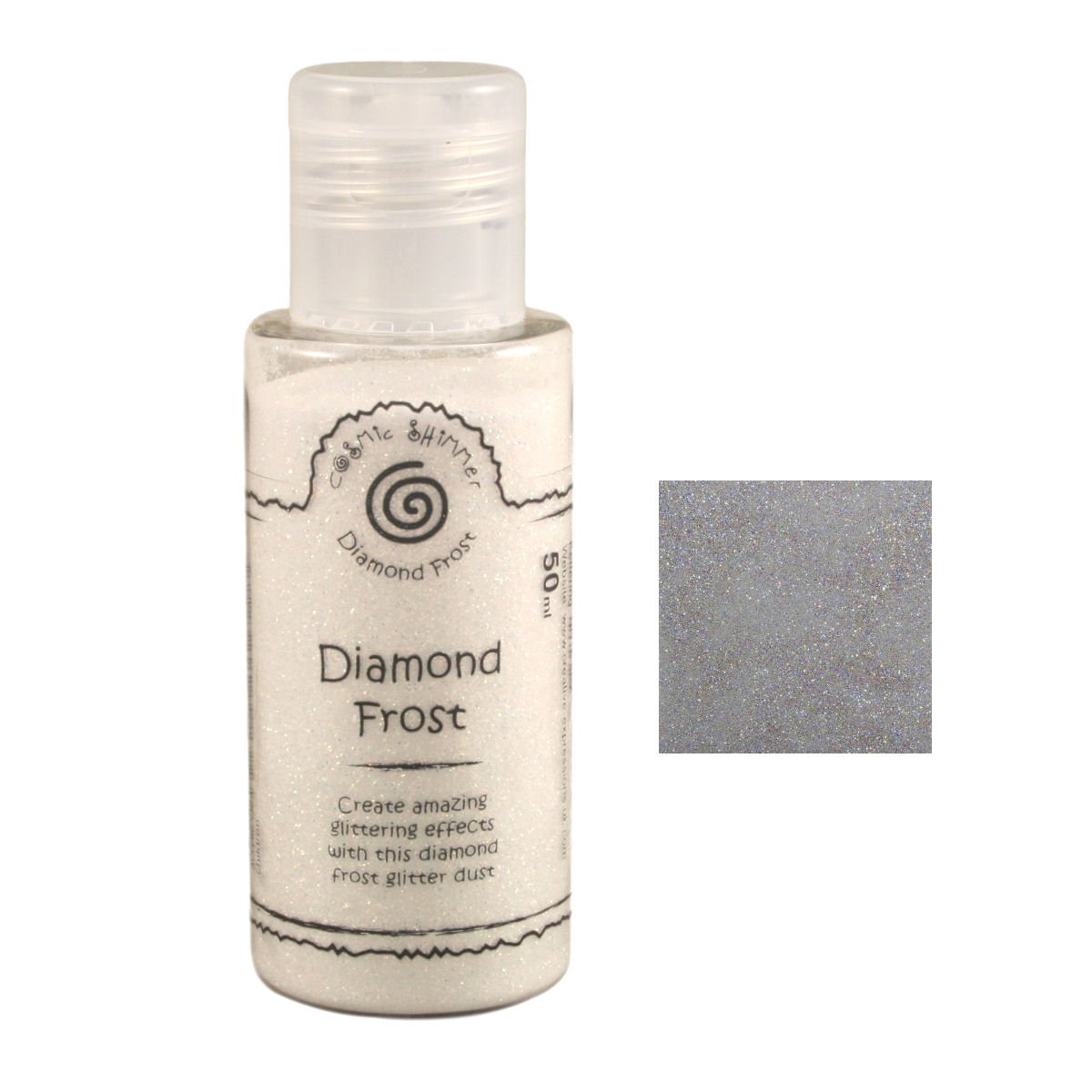 Cosmic Shimmer Diamond Frost Glitter Dust, Sparkle Star, 50ml