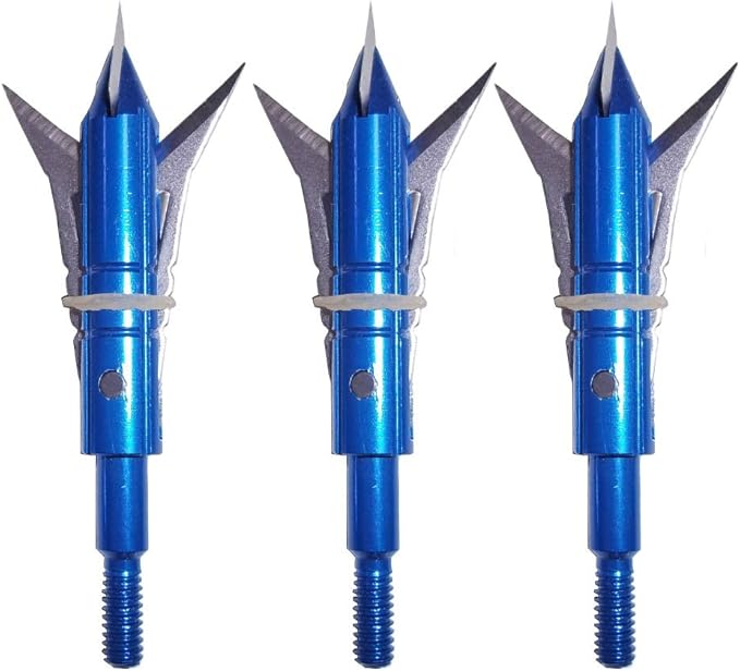 MILAEM 6 Pcs 100 Grain Hunting Broadheads 2 Fixed Bldes