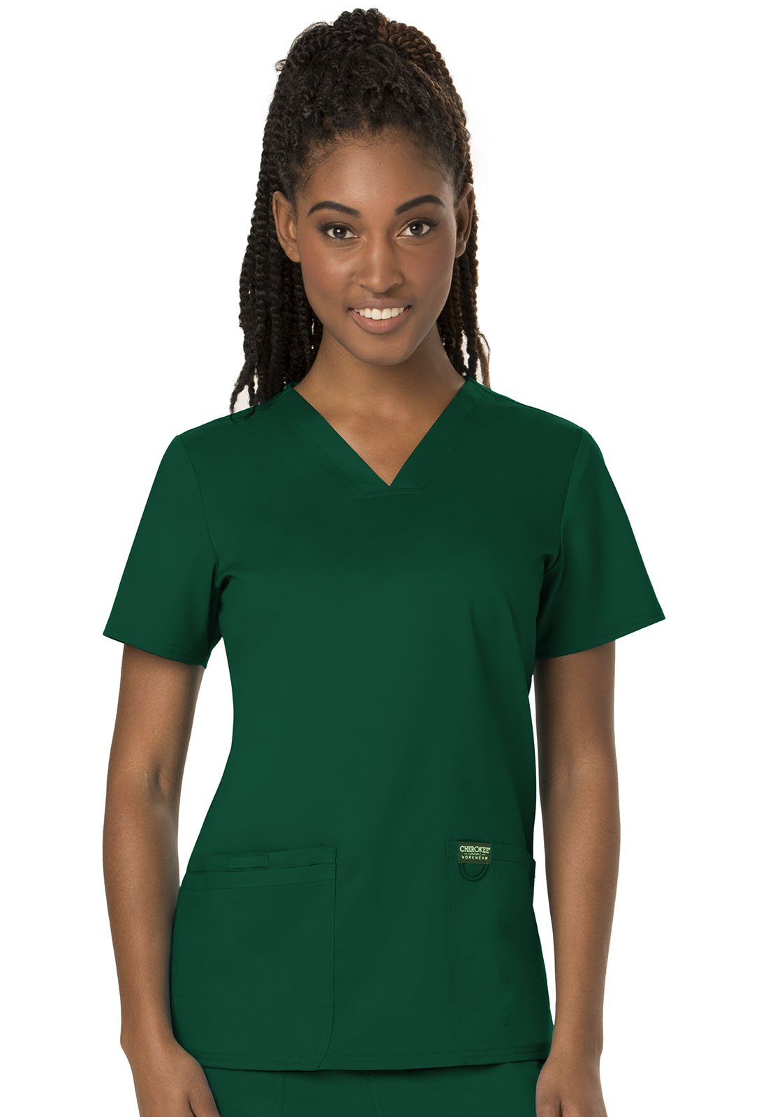 Cherokee Women Scrubs Top Workwear Revolution V-Neck WW620