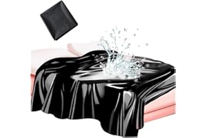 Waterproof Play Sheet,PVC Mattress Cover Stain &Water Proof,Couple Games Sex Essential Oil Massage Spa Passion Supplies (210 
