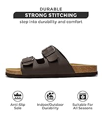 Project Cloud Genuine Leather Mens Sandals with