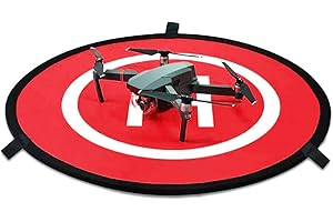 KINBON Drone Landing Pads, Waterproof 30'' Universal Landing Pad Fast-fold Double Sided Quadcopter Landing Pads for RC Drones Helicopter DJI Spark Mavic Pro Phantom 2/3/4 Pro Inspire 2/1 3DR Solo