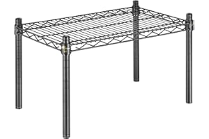 APLSS Dunnage Storage Rack, 14"×24"×14"(8"), NSF Certified, Height Adjustable, Moist&Dry Enviroments, for Kitchen Garage Walk-in Cooler&Freezer Dishroom, 800 Lbs Capacity