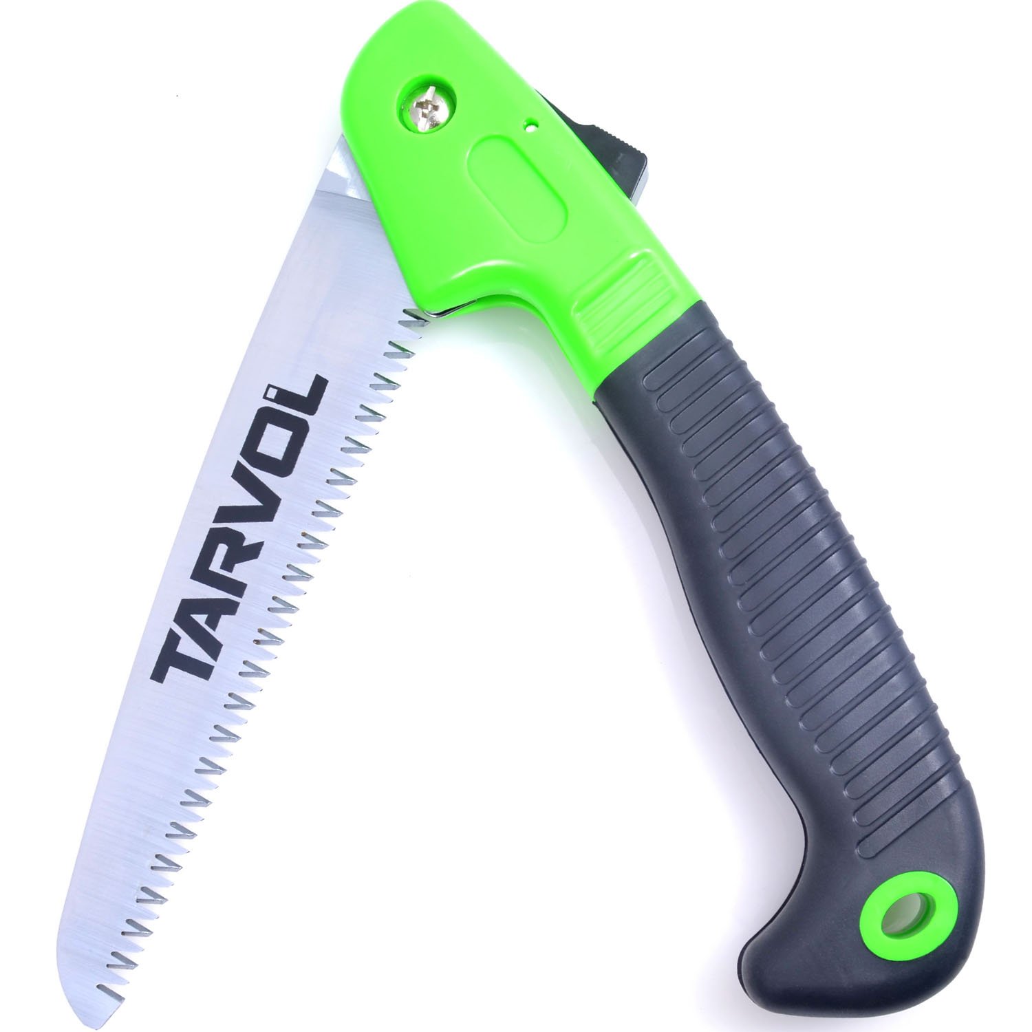 Folding Hand Saw For Pruning – 10 Inch SK5 Steel Blade, Non-Slip Handle For Camping & Garden