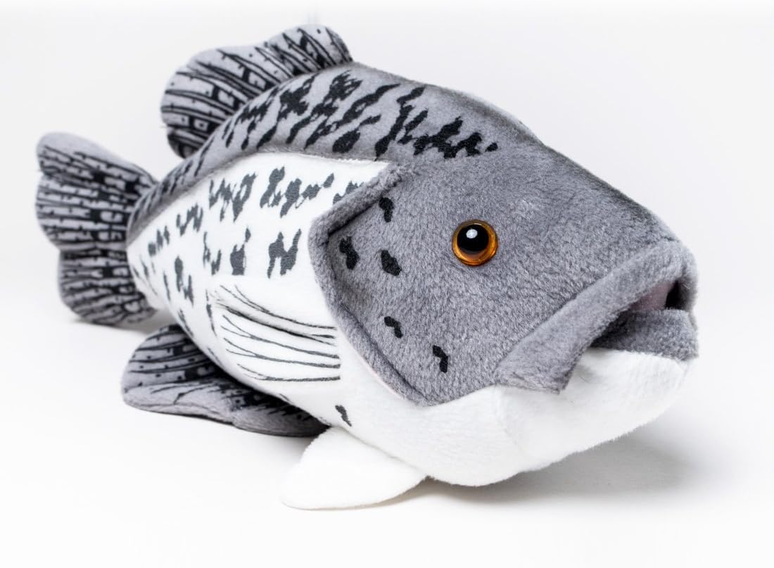 Amazon Com Cabin Critters Black Crappie Plush Toy 12 5 Long