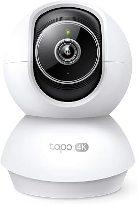 Câmara de vigilância interior 4K 4K 360°, deteção local por IA e rastreamento de movimento por zoom, visão noturna por infravermelhos, zona de bloqueio de privacidade, memória micro SD ou cloud