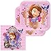 Sofia The First Party Pack for 16 Guests - 16 Dessert Plates and 16 Beverage Napkins