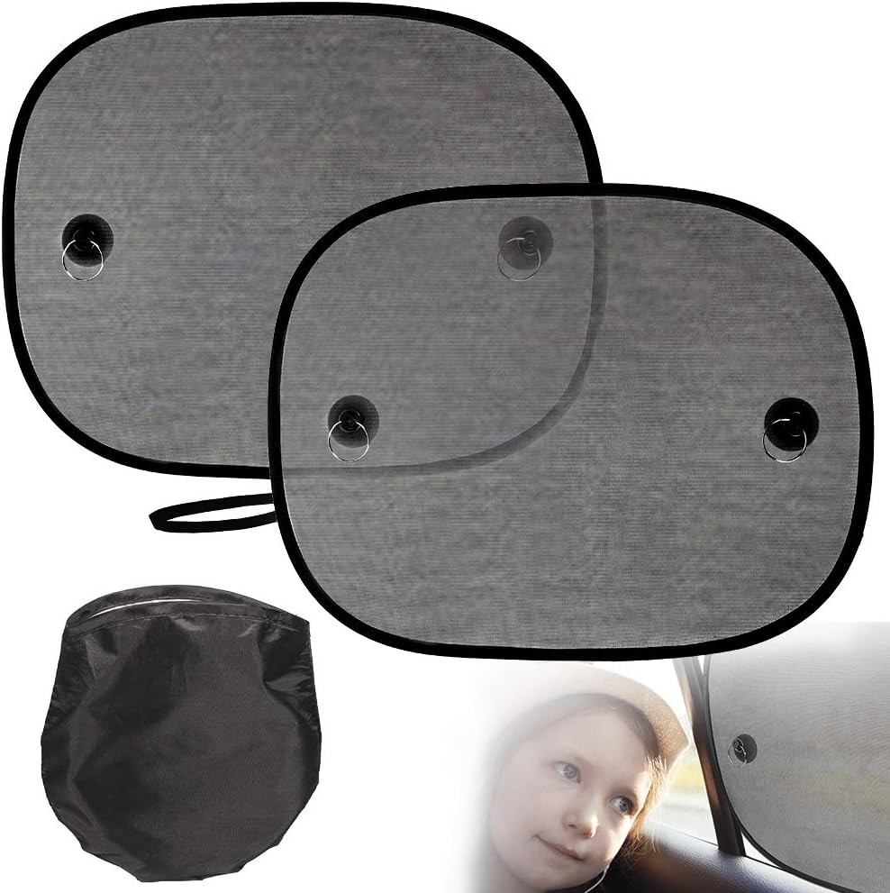 Sui Lim Pare Soleil Voiture Bebe Lot De 2 Pare Soleil Voiture Bebe Pare Soleil Pare Soleil Pare Soleil Pare Brise Voiture Pare Soleil Ventouses Protection Uv Pare Soleil Avec Sac De Rangement Accessoires Auto Auto Et Moto