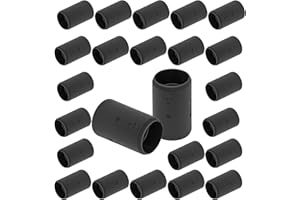 Luomorgo 24 Pcs 3/4 Inch Wire Shelf Clips, Plastic Shelf Lock Clips for 3/4" Post Shelving, Heavy Duty Wire Shelving Clips Replacements for Shelves, Racks (Black)