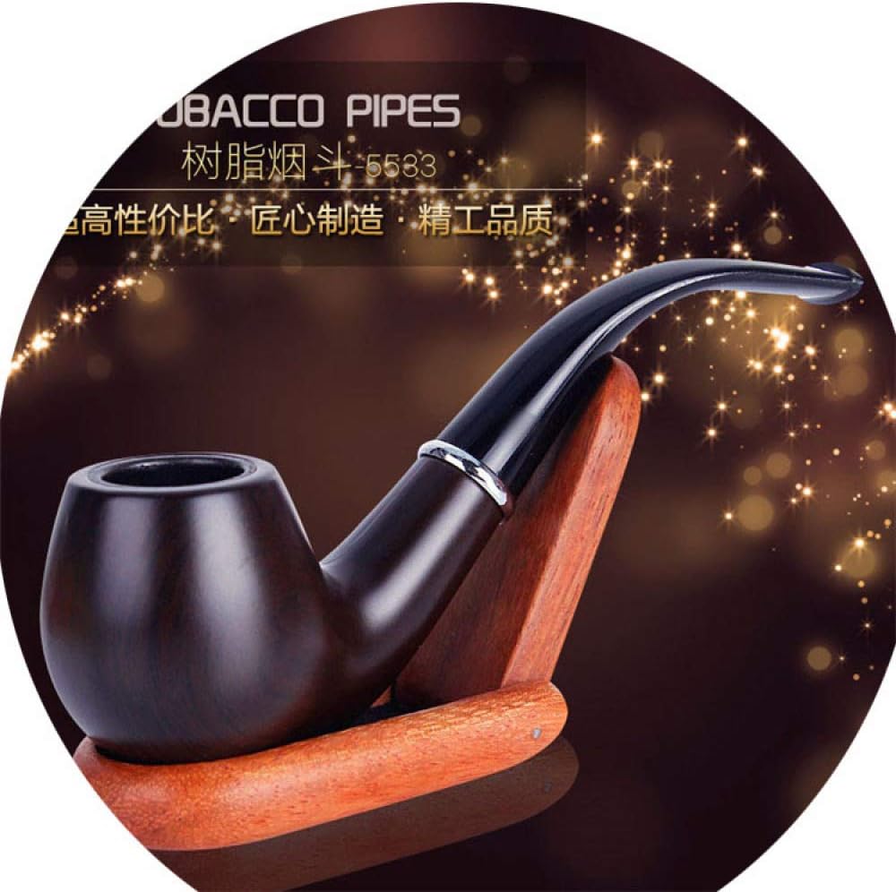 MJY Meerschaum Pipe, Hand-Operated Filter Pipe, Old-Fashioned Homemade Meerschaum Imitation Bucket, Novice Exercise Bucket