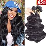QTHAIR 8A Brazilian Virgin Hair Body Wave Human Hair 100% Unprocessed Body Wave Brazilian Virgin Hair Weave Natural Black Color Brazilian Body Wave Hair Bundles