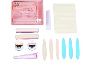 Japanese Manicure Kit, Nail Strengthener & Growth Set, Nails Buff & Wax Kit, Long Lasting Nail Polishing Wax Tool Set, Nails 