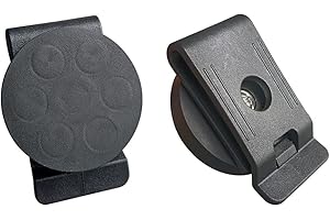 QINWUWU XXHong 2PCS Belt Magnetic Clips Heavy Duty Waist Clip Magnets Tool Belt Holster, Magnetic Belt Clip Tools Holder for Knife Pliers,Screws, Hammer,Wrench, Drill, Metal Accessories