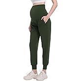 V VOCNI Maternity Joggers Pants Sweatpants Yoga Lounge Workout Activewear Pregnancy Pants with Pockets