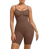 FeelinGirl Shapewear Tummy Control Full Body Shaper Post Surgery Fajas Plus Size Waist Trainer Pusset Brown 3XL/4XL