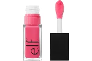 e.l.f. Glow Reviver Plumping Lip Oil, Tinted Lip Plumper For A High-Shine, Plump Finish, Infused With Jojoba Oil, Vegan & Cru