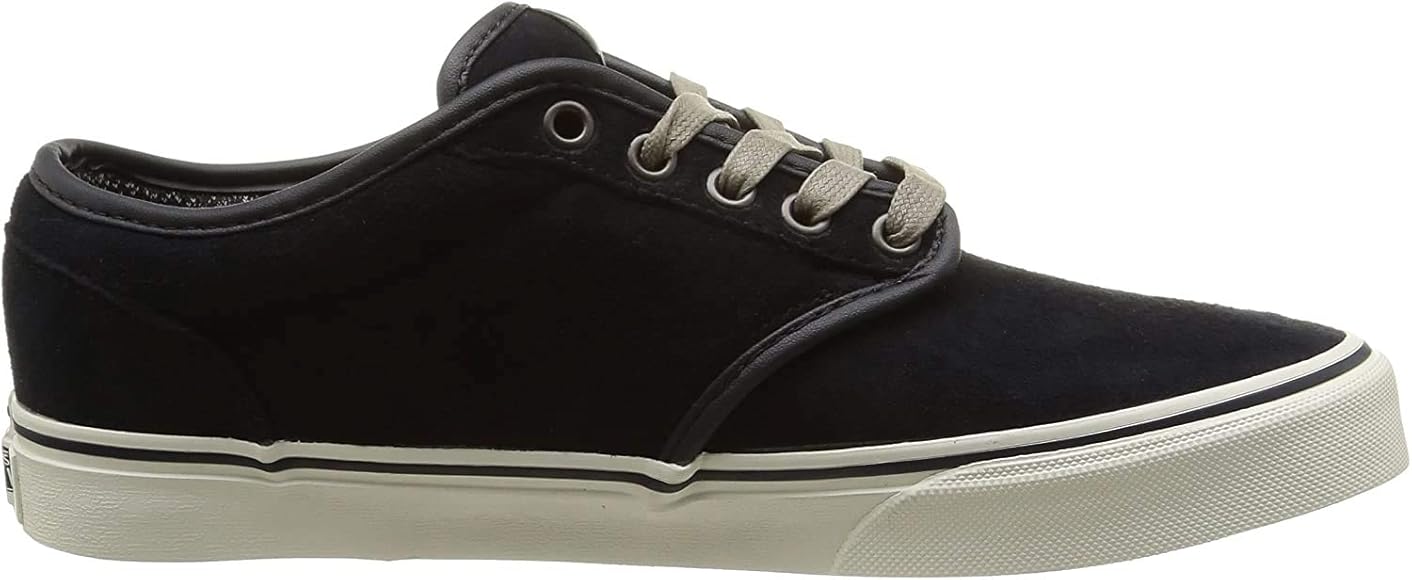 vans junior atwood leather trainer black