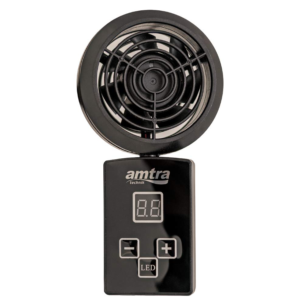 Amtra Borea 80 LED Aquarium Coolant Fan with LED Moon/Actinic Lighting System for 15 to 80 Liter Aquariums