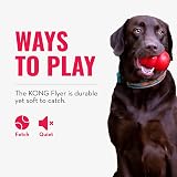 KONG Flyer Durable Natural Rubber Flying Disc Dog Toy Small Dogs view 5