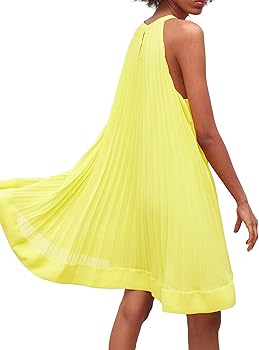 vestido amarillo zara