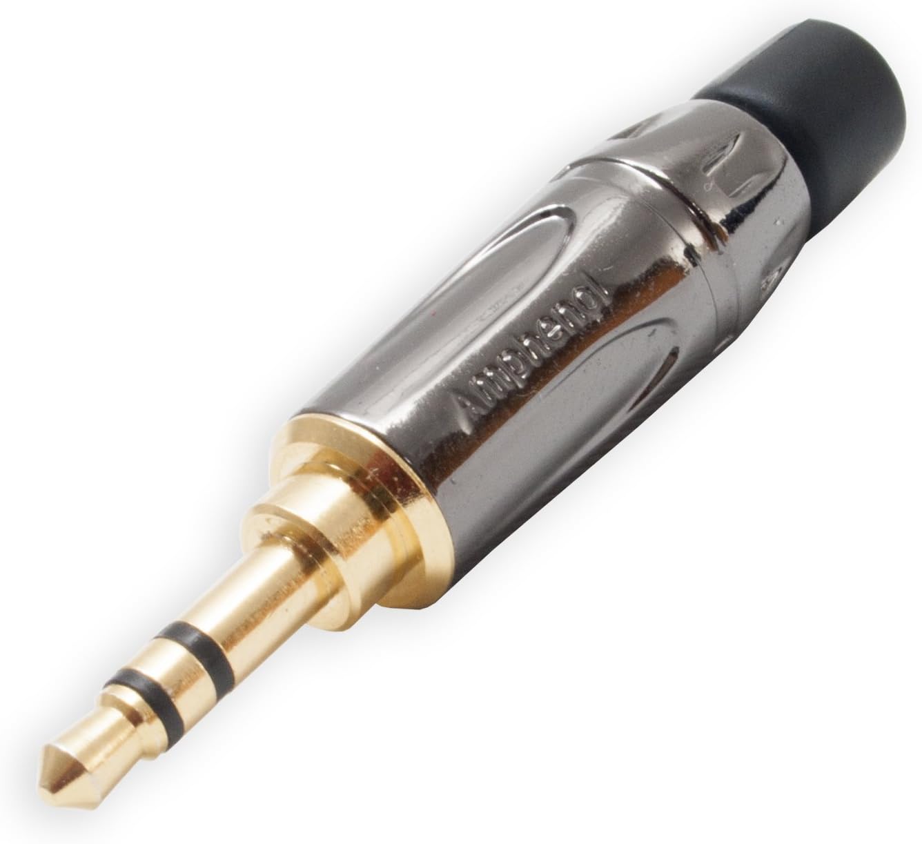 AmphenolKS3PC-AU Stereo Mini Jack Plug. Gold Plated 3.5mm Aux Connector