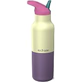 16oz Rise Classic Insulated Water Bottle with Flip Seal Sport Cap and Straw - Wax Yellow Kaleidoscope