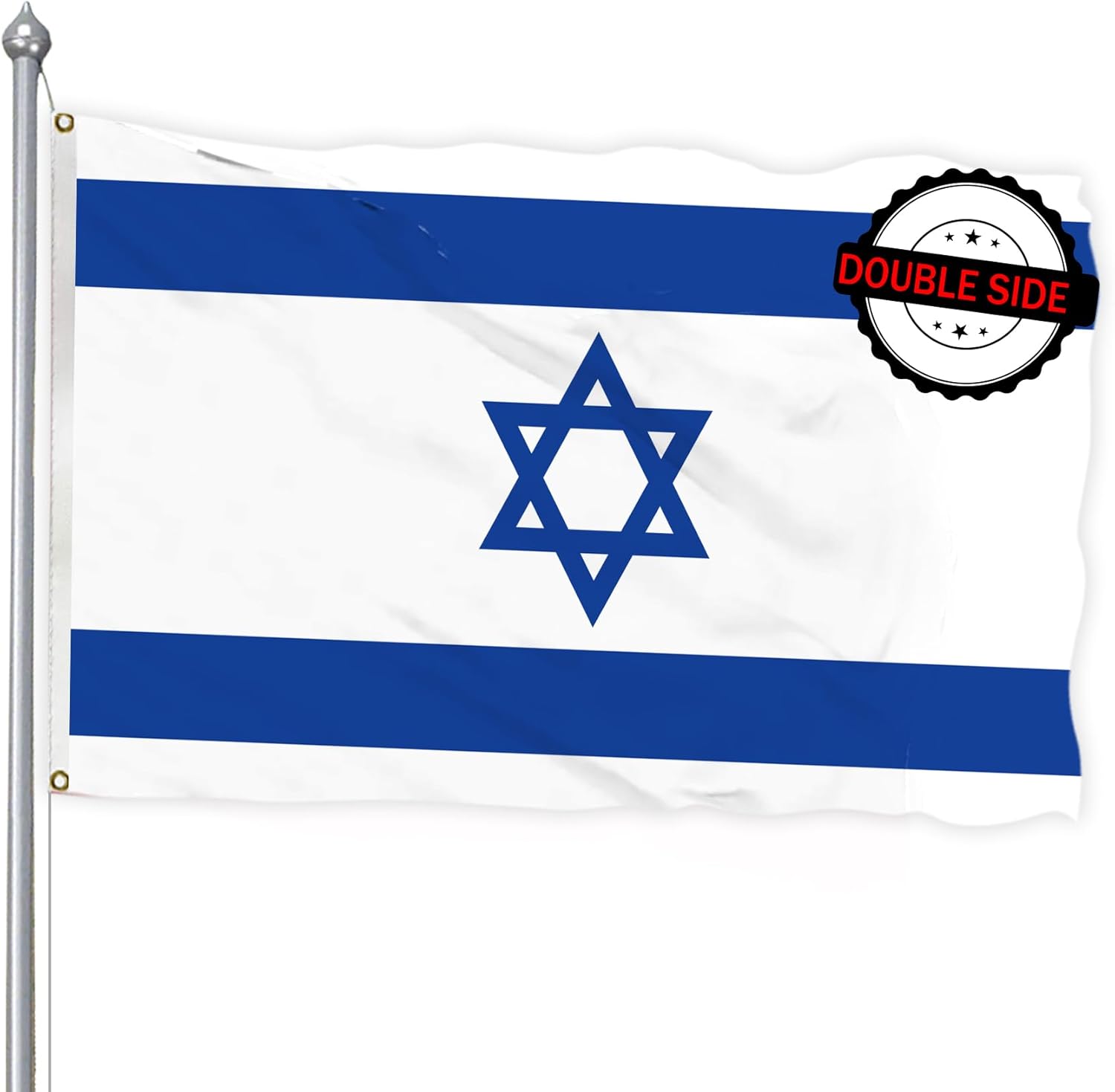 Flags - Israel National Flag Israeli Flag I Stand With Israel Flag 3X5Ft Double Side Printed Flag For Outdoor Indoor Patriotic House Yard Decor…