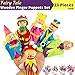 Wooden Finger Puppets 23-Piece Set - Fairy Tale & Nursery Rhymes Characters - Red Riding Hood, 3 Little Pigs, Goldilocks & The 3 Bears, Princess Kingdom
