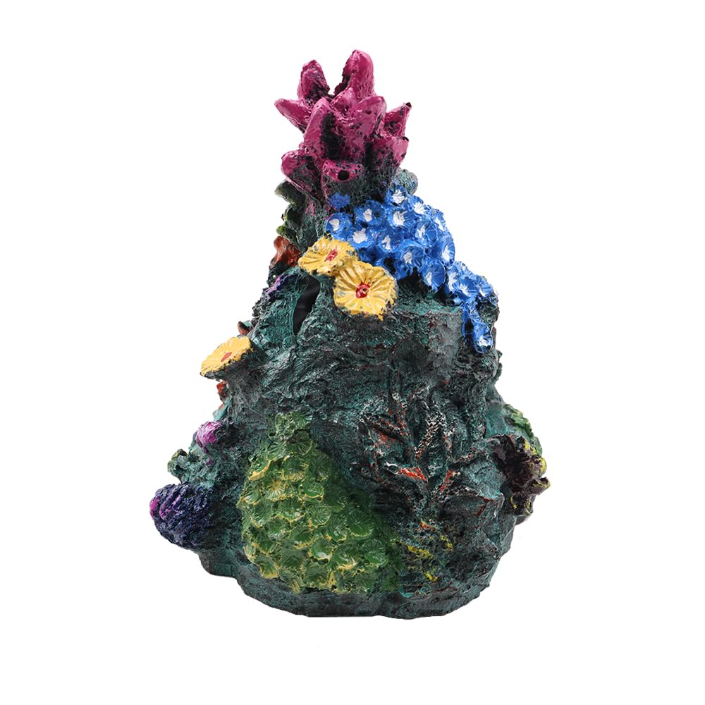 NUZAMAS Aquarium Coral and Aquatic Plants Aquarium Colorful Coral Reef Set Fish Tank Decoration Mountain Ornament for Aquarium Environments Decor Accessories