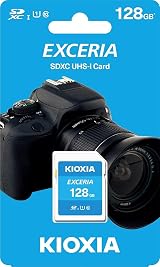 Kioxia Exceria 128GB SDXC Card UHS-I Class 10 U1 Read 100MB/s X-ray Proof Camera view 2