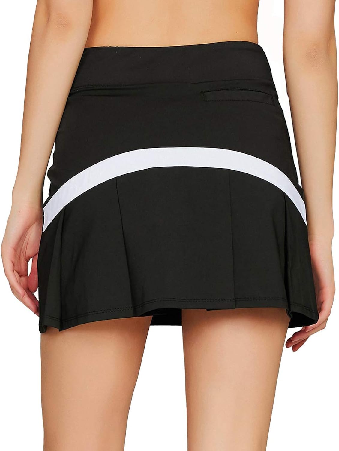 Cityoung Women's Athletic Pleated Golf Skirt with Shorts Pockets Running Tennis Workout Skorts: Clothing