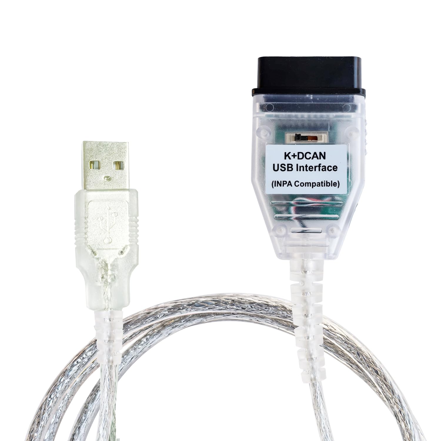 Photo 1 of Vanlison Professional-Grade K+DCAN USB Interface Cable with FT232RL Chip OBD2 Diagnostic Scanner for E-Chassis (1998-2019) Compatible with BMW INPA, NCS Expert & Tool32 Fast K-CAN/DCAN Communication