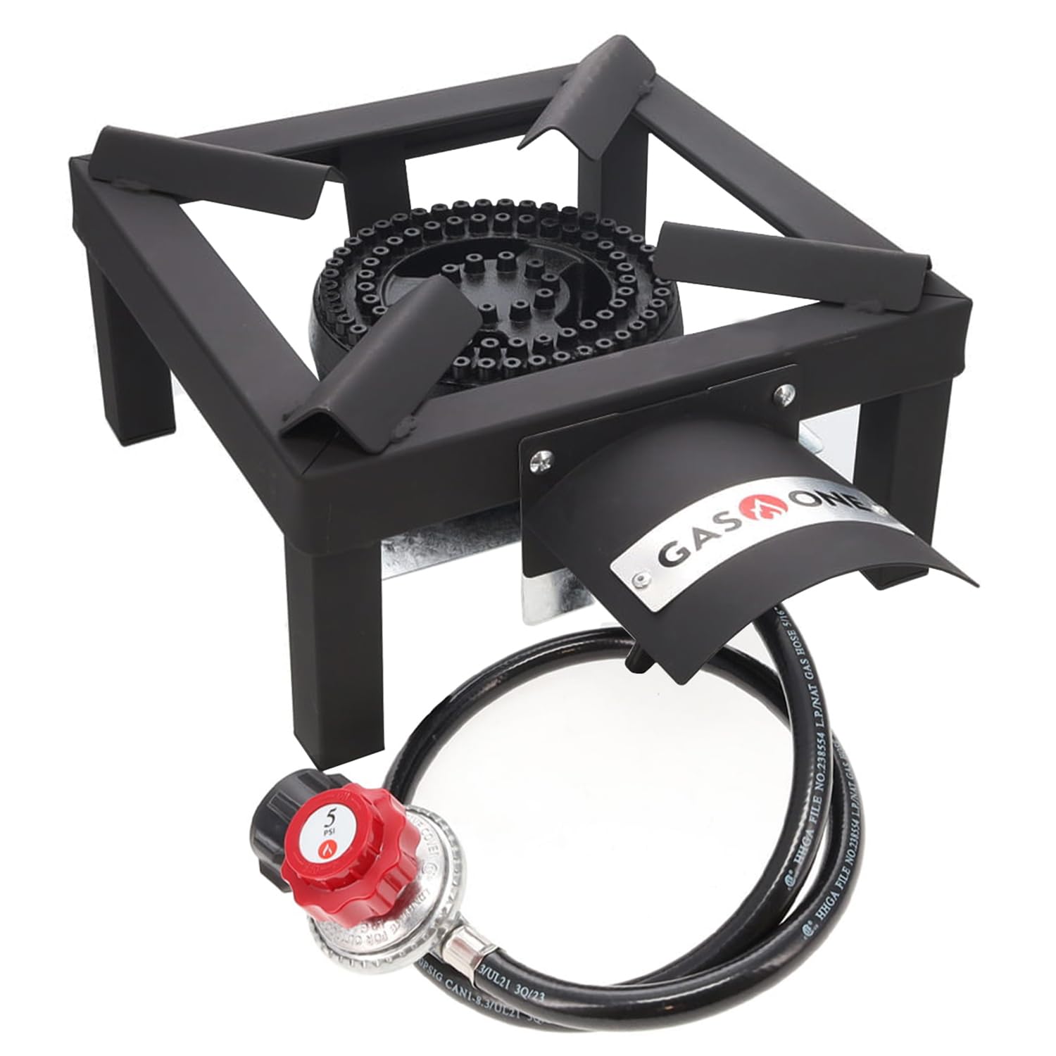 Burner Propane Cooker Gas One 150,000 BTU High Pressure Double