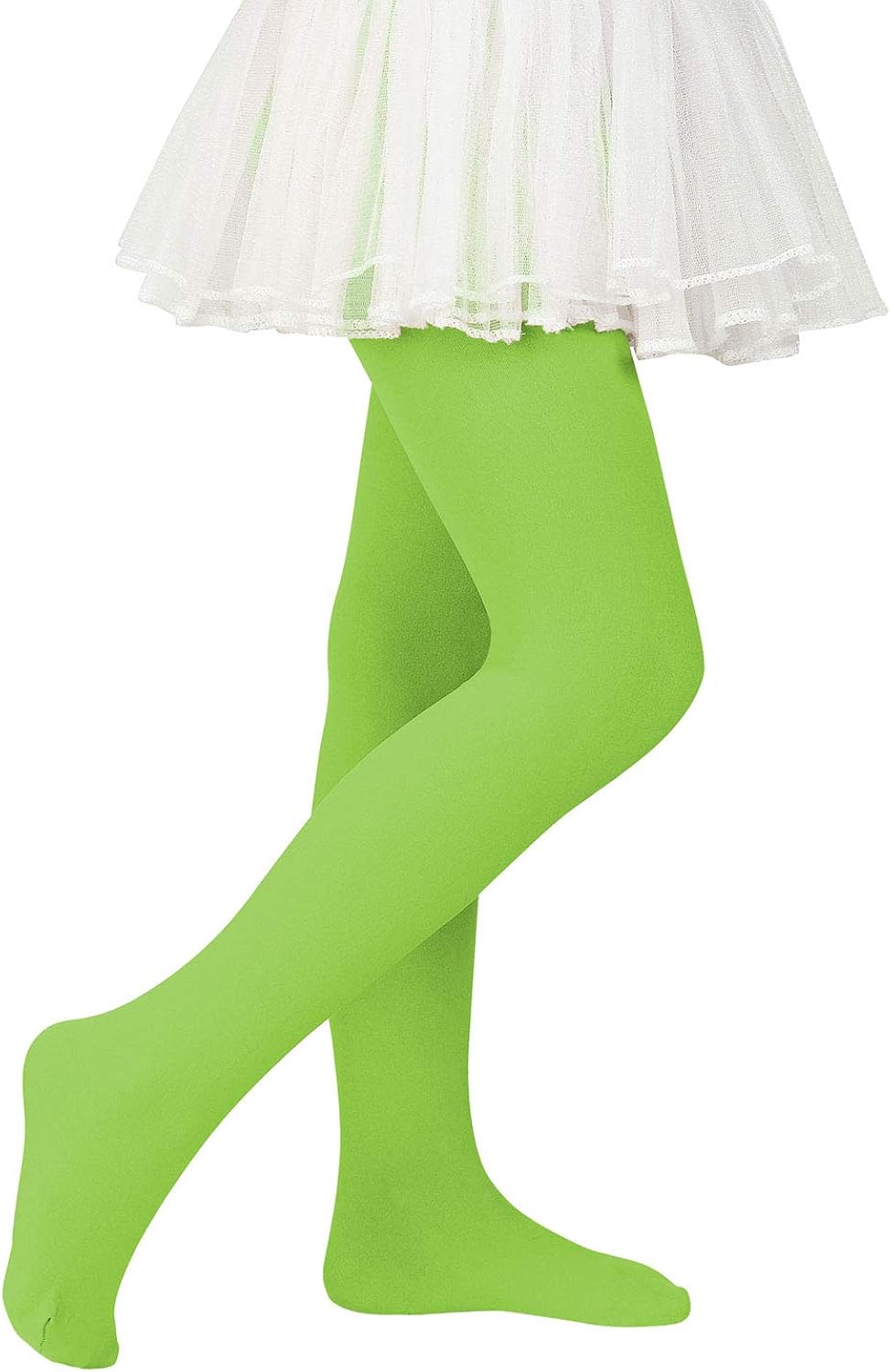 Zando Girls Stretchy Dance Tights Comfort Colorful Leggings Pants Elastic Ballet Footed Tight for Girl: Clothing