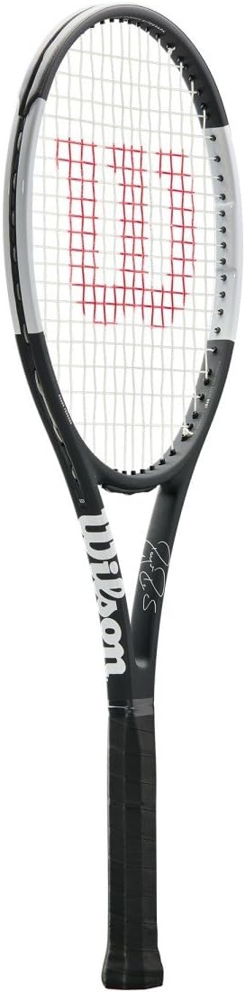 Wilson Pro Staff Roger Federer RF97 Autograph Tuxedo Tennis Racquet Strung Synthetic Gut Power Racket String in an Assortment of Colors