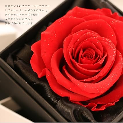 大流行中 Makefuture Diamond Rose 9 プリザーブドフラワー 花 プロポーズ 薔薇 一輪 フラワーボックス エクセレントブルー 想像を超えての Www Garspelle Com