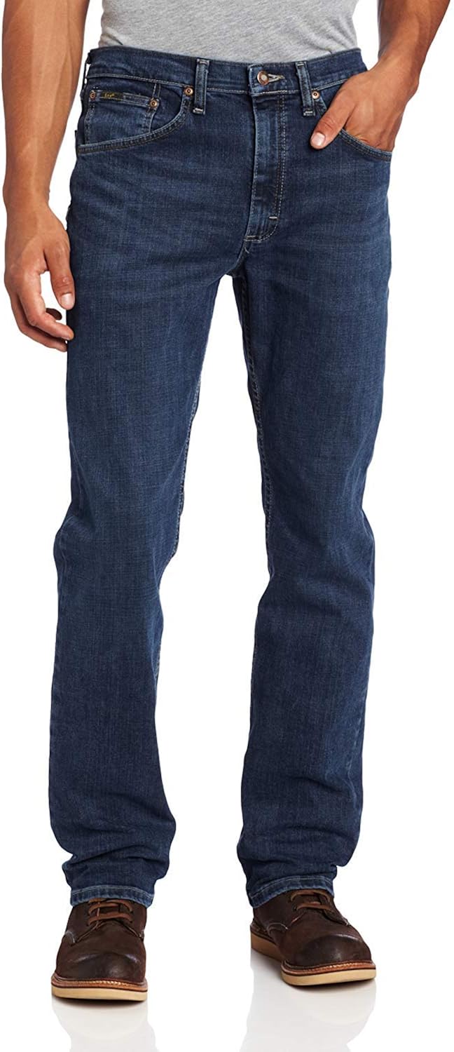 men's lee premium select relaxed straight leg jeans