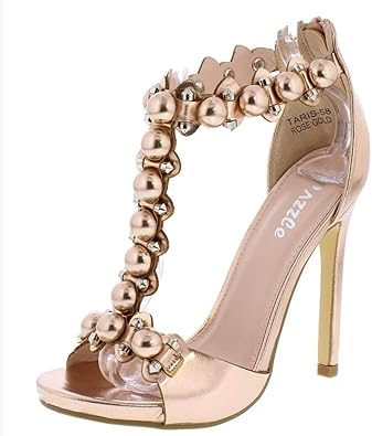 rose gold patent shoes