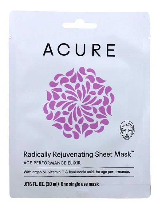 Acure Organics Radically Rejuvenating Sheet Mask 1 Pack