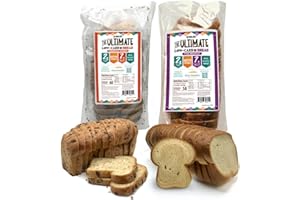 BEYONDCHIPZ The Ultimate Low Carb Bread, Discovery Pack, Powered By HealthSense® High Fiber Wheat Flour, Keto Friendly, Pack of 2 Loaves