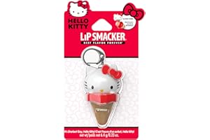 Lip Smacker Hello Kitty Lip Balm, Ice Cream Flavored Moisturizing, Smoothing Soft Shine, Hydrating & Protecting Fun Tasty Flavors, Cruelty-Free – Ice Cream(Packaging may vary)