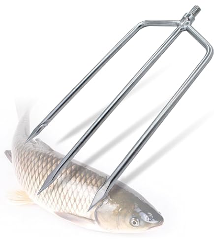 EATAKWARD 11-Prong Fishing Harpoon, Stainless Steel Fishing